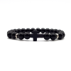 Armband Obsidian Kreuz